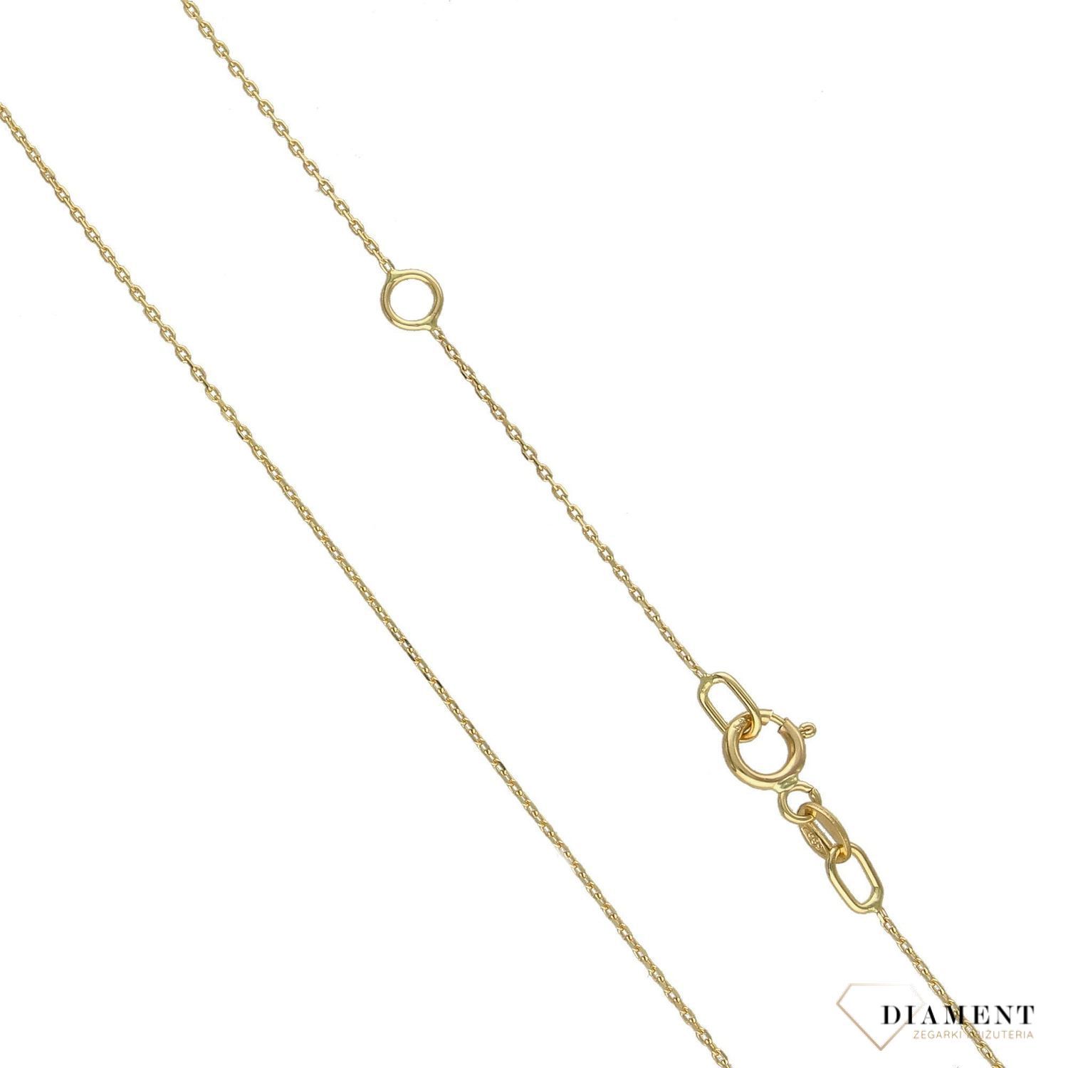 Złoty łańcuszek złoto 585 o splocie Ankier 0,5 mm DIA-LAN-5327-585 0,5mm (1).jpg